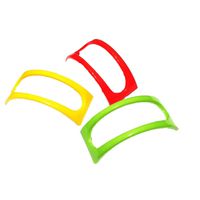 Kiorc 12PCS Colorful Plastic Taco Shell Holder Taco Stand Plate Protector Food Holder