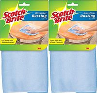Scotch-Brite Dusting Microfiber Cloth, 2 Pack (Colors May Vary)