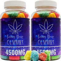 2 Pack Fantasy Organic Hemp Gummies 4500MG -75MG Per Gummy Bear with Premium Herbal Extract | Natural Candy Supplements for Pain, Anxiety, Stress & Inflammation Relief | Promotes Sleep & Calm Mood