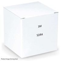 3M ScotchCode SDR-4 Polyester Film Wire Marker Tape Refill Roll, Legend "4", White