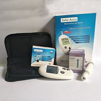 International Standard Safe-Accu Blood Glucose Meter 50pcs Strips+Lancets AZ Blood Glucose Meters for Health Care(English)