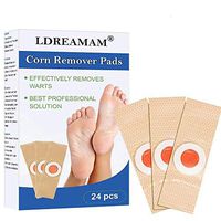 Corn Remover,Corn Remover Pads, Corn Callus Remover Cushions,Corn Plaster with Hole,Corn Remover Pads for Foot Corn Removal 24 Pads