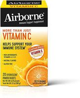 Airborne Effervescent Boost Immune System Formula Zesty Orange 20 Pouches (Individual Packets)
