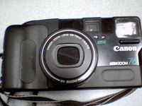 Canon, Inc. Canon Sure Shot Mega Zoom 76 35mm Film Camera w/ 2x Zoom Canon Zoom Lens 38-76mm 1:3.8-7.2 35mm Film Camera (Black Color Version)