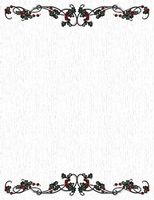 Christmas Decorated Stationery Printer Paper 26 Sheets