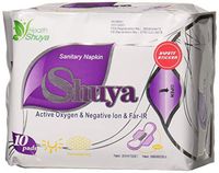 SHUYA Herbal Scented Anion Pads for Women with Wings,Patented Negative ion Strip-30Count(Pack of 3)