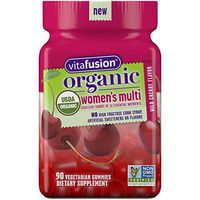 Vitafusion Organic Women’s Gummy Multivitamin, 90 Count - Non-GMO, Gluten-Free, No Gelatin, No HFCS