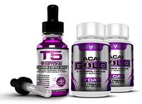 Biogen Health Science Pure Raspberry Ketone Liquid & Acai Berry Gold: Complete Detox, Colon Cleanse & Weight Loss/Slimming Bundle. (Maximum Strength 1 Month Supply)