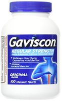 Gaviscon Regular Strength 100 Tablets