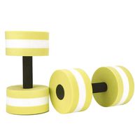 Womdee Aquatic Exercise Dumbells, Foam Dumbbells Water Aerobic Exercise Hand Bars Pool Resistance Exercises Equipment with EVA Foam, Padded Grip for Water Aerobics, Workouts, Aqua Training