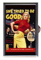She Tried to Be Good Sexy Blonde Pulp Decorative Pill Box