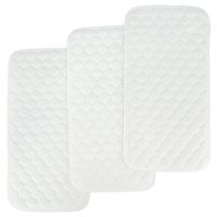 Bamboo Quilted Thicker Longer Waterproof Changing Pad Liners for Babies 3 Count by BlueSnail