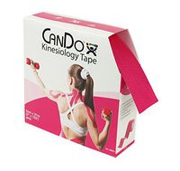 CanDo Kinesiology Tape, 2" x 103 ft, Pink, 1 Roll