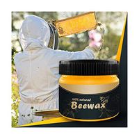 LLguz Beeswax Cleaner Repair Cream Set,Bees Wax Coating Paste Restorer Remover Conditioner Maintenance Agent for Wood Furniture Care Polishing (Beewax)