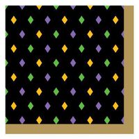 Mardi Gras Magic Beverage Napkins Party Accessory