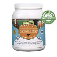 Perfect Hydrolyzed Collagen Peptides, from 100% Grass-Fed Brazilian Pasture Raised Cows, Large 660 Gram Container of Collagen Hydrolysate Powder, Highest Bioavailability