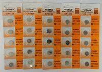 Wama CR1220 3V Lithium Coin Cell Battery (50 Batteries)
