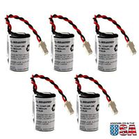 5pc Exell Battery 3V PLC Lithium Computer Backup Battery Allen Bradley 1763BA, Allen Bradley MICROLOGIX 1100, Dantona COMP-295