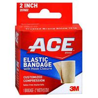 Ace Elastic Bandage with Hook Closure 2 Inch, Pack of 5