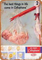 Wall-Color 9 x 12 Metal Sign - Du Pont Cellophane Baby in a Bag - Vintage Look