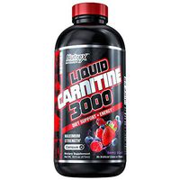 Nutrex Research Liquid Carnitine 3000 | Premium Liquid Carnitine, Stimulant Free, Fat Loss Support | Berry Blast