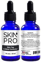 SkinPro Skin Tag Remover And Mole Corrector For Fast Removal Of Skin Moles, Skin Tags, Warts And Other Minor Growths, Medical Grade Formula with 17% Salicylic Acid (1 fl oz, 30 ml)
