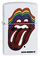 Zippo The Rolling Stones White Matte Lighter