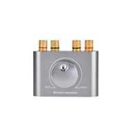 Mini Digital Hi-Fi Stereo Bluetooth 4.2 Amplifier 2.0 Channel Stereo 30Wx2 Power Audio Amplifier for Home Audio Speaker with 3.55mm AUX USB Bluetooth Input,Silver