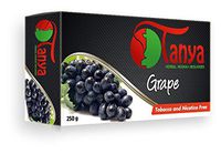 Tanya Herbal 100% Nicotine and Tobacco Free Shisha Hookah Flavors 250G Bag (Grape)