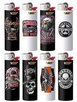 BIC Special Edition Sturgis Motorcycle Rally Series Lighters, Set of 8 Lighters