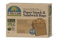 If You Care 100% Unbleached Paper Snack & Sandwich Bags, 48ct, 2pk