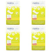 Natracare Organic & Natural Curved Panty Liners 30 ea (Pack of 4)
