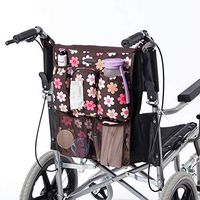 HNYG Wheelchair Backpack Pouch for Loose Itmes Provides Hands Free, Durable Wheelchair Bag, Frame Walker Pouch, Mobility Scooter Storage Tote Bag (1#)