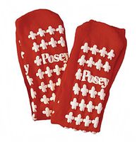 Posey Company 826239R Fall Management Socks, Standard, Red(1 Pair)