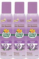 Citrus Magic Natural Odor Eliminating Air Freshener Spray Lavender Escape, Pack of 3, 3-Ounces Each