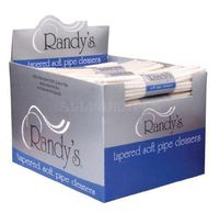 #Cp34 48pk Randy's Tapered Soft Pipe Cleaners Display--48 Pipe Cleaners Per Pack Smoke Smoking Afg Fire Cigar Tobacco Pipe