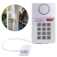 Vovomay Wireless Door Alarm,Wireless Security Keypad Alarm System With Panic Button Shed Garage Caravan Door