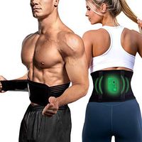 GuidreyTex Waist Trimmer for Women and Men, Sport Waist Trainer Belt, Belly Fat Slimming Stomach Band, Promotes Sweat & Weight Loss, Low Back and Lumbar Support. with a Healthy Far-Infrared Card (L) …