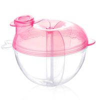 Accmor Baby Milk Powder Formula Dispenser, Non-Spill Formula Dispenser and Snack Storage Container, Pink.