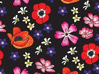 Bold and Colorful Floral Tissue Paper - 24 Sheet Bulk Size Pkg