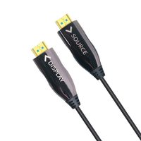 Hdmi Fiber Optic Cable 100 feet High Speed 4K HDMI Cable 2.0b HDR, ARC, HDCP2.2, 3D, 18Gbps Subsampling 4:4:4/4:2:2/4:2:0 Slim and Flexible HDMI Fiber Optic Cable