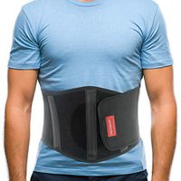 ORTONYX Ergonomic Umbilical Hernia Belt for Women and Men - Abdominal Support Binder with Compression Pad - Navel Ventral Epigastric Incisional and Belly Button Hernias Surgery Brace - OX353-S/M