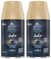 Glade Automatic Spray Refill - Limited Edition Holiday Collection - Deep Amber Hills - Net Wt. 6.2 OZ (175 g) Per Refill Can - Pack of 2 Refill Cans
