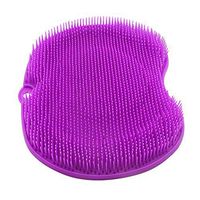 YAODHAOD Foot Cleaner， Soothes Tired Achy Feet, Shower Foot Massager， Mat for Shower Floor with Suction Cup - Improves Foot Circulation & Reduces Foot Pain (Normal, Purple)