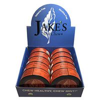 Jake's Mint Chew - Brandy - Tobacco & Nicotine Free - 10 Can Pack