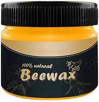 99HOME Mintiml Wood Polish & Care - (20/85/100/200g) Wood Seasoning Beewax Traditional Beeswax Polish for Wood & Furniture,Beewax Wood Polish Food Safe Wax Wood Polish (20g（Not Included Sponge）)