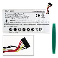 Battery Compatible with Google Nexus 7 16GB Tablet Battery - (Li-Pol 3.7V 4325 mAh) - Replacement for Nexus C11-ME370T Battery