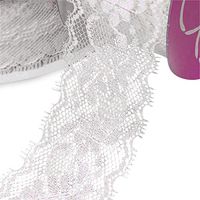 1 1/2"(38mm) X 25 Yards White LYardsia Ribbon