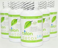 Colon Detox 14X | 14 All Natural Herbs, Including: Aloe Ferox and Cascara Sagrada | All Natural Blend Includes Probiotics | 100 Caps (6)