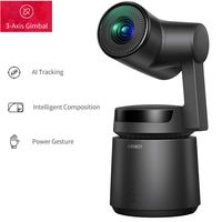 OBSBOT Tail Intelligent Auto Director AI Camera 3-Axis Gimbal with Integrated CMOS Sensor Camera 4K/60fps Video,AI Tracking,Intelligent Composition,Auto-Zoom Lens,Gesture Control,Live Stream